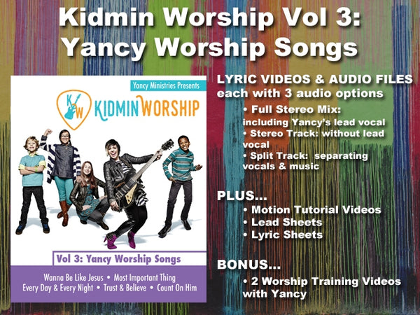 Kidmin Worship Vol 3: Yancy Worship Songs