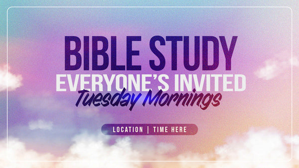 Bible Study Everyones Invited