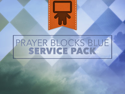 Prayer Blocks Blue Service Pack