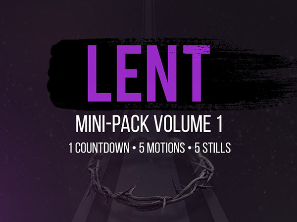 Lent Mini Pack Vol 1