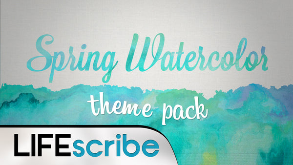 Spring Watercolor Theme Pack