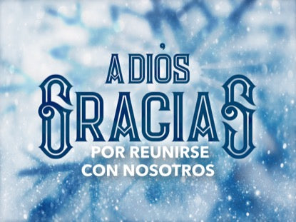 Icy Christmas Closing Motion - Spanish