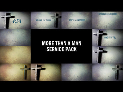 More Than A Man Service Pack