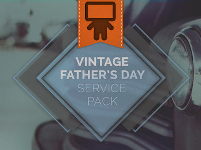 Vintage Father's Day Service Pack