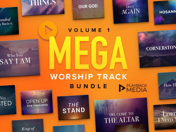 Mega Worship Track Bundle Vol. 1