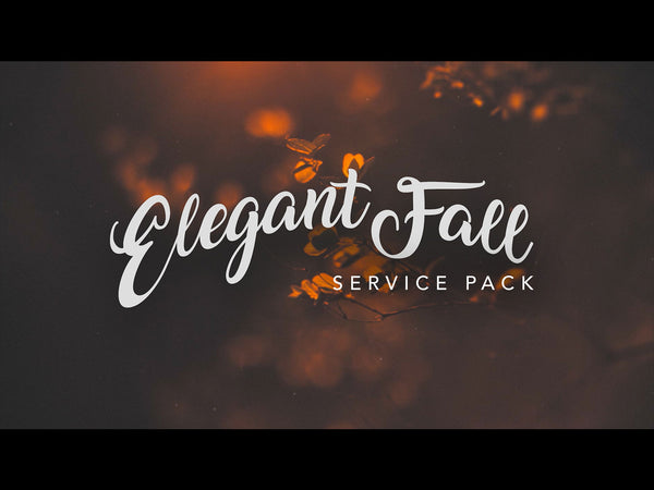 Elegant Fall Service Pack