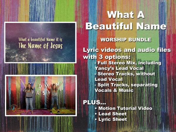 What A Beautiful Name Worship Bundle