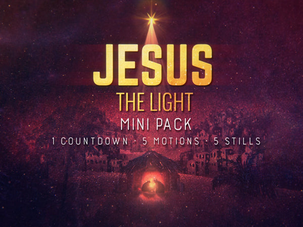 Jesus, The Light Mini Pack