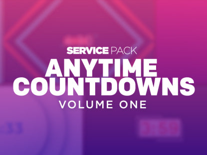 Anytime Countdowns Volume One: Service Pack