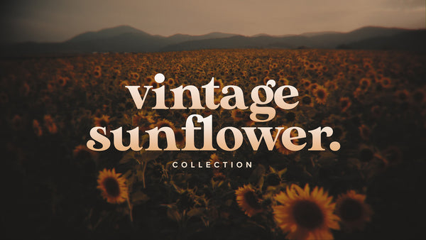 Vintage Sunflower Collection