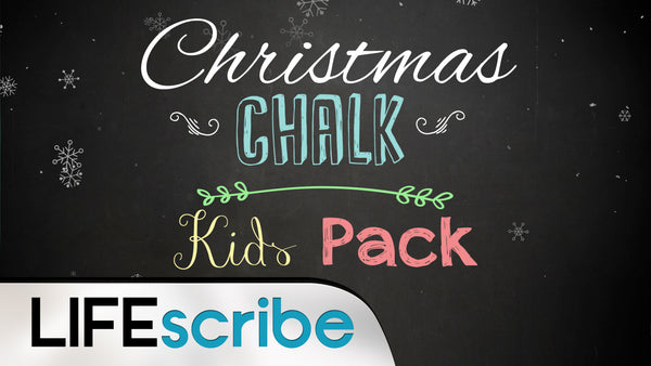 Christmas Chalk Kids Pack