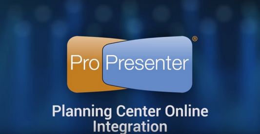 Integrating Planning Center Online with ProPresenter 6