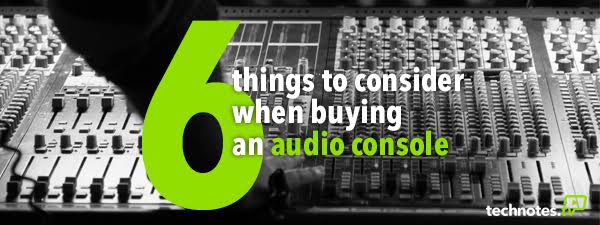 audio console
