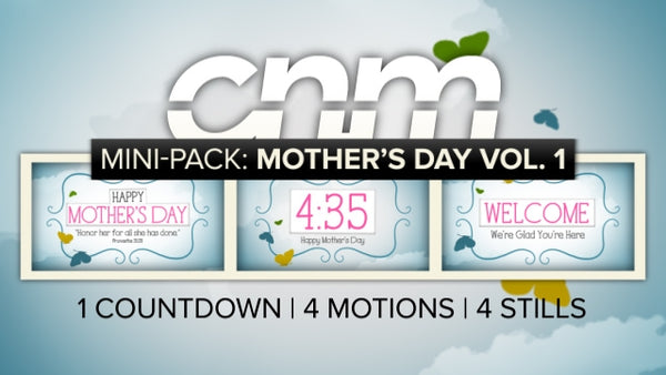 Mini-Pack: Mother'S Day Vol. 1