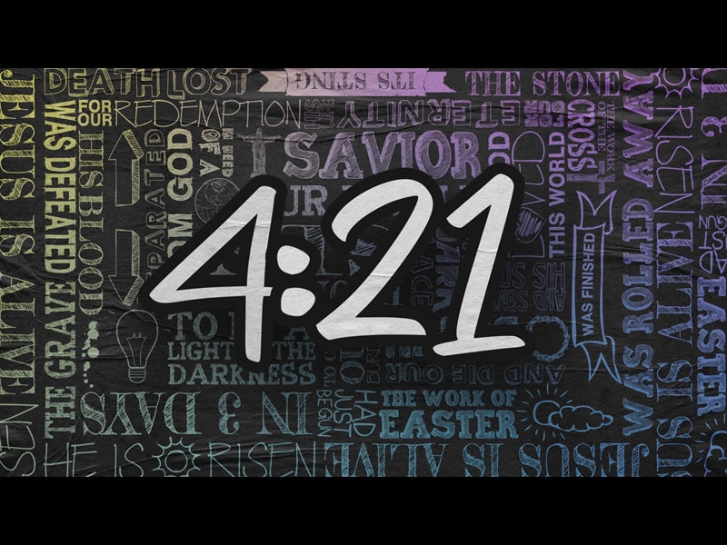 Handwritten Easter Countdown