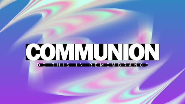 Light Swirls Communion