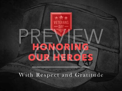 Honoring Our Vets Still 1