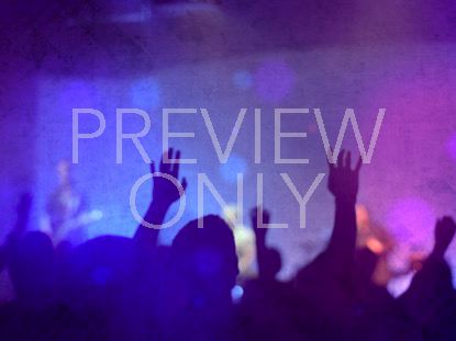 Worship Group Hands Purple Filtered