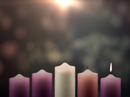 Advent Candles Hope Week 1