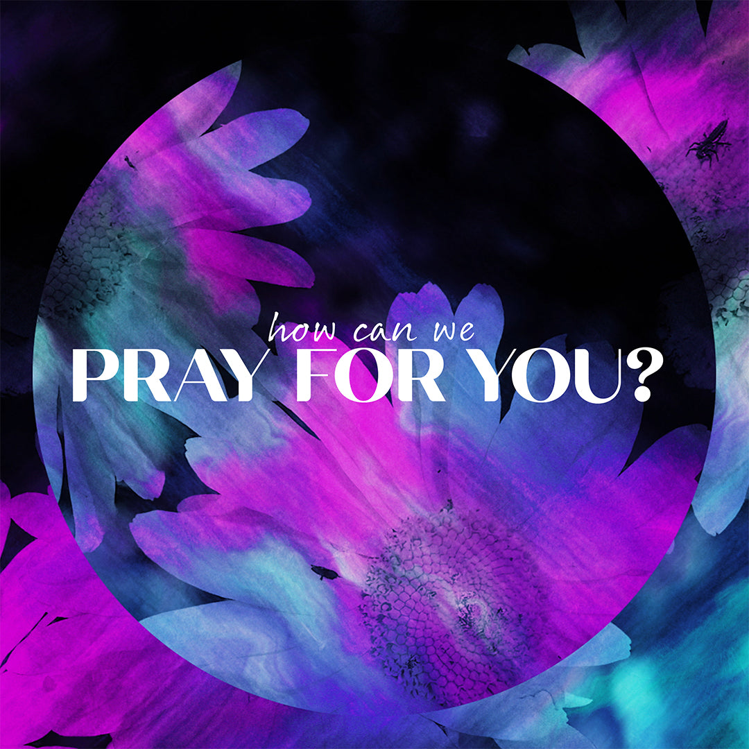 Painted Flowers Social Graphic Prayer