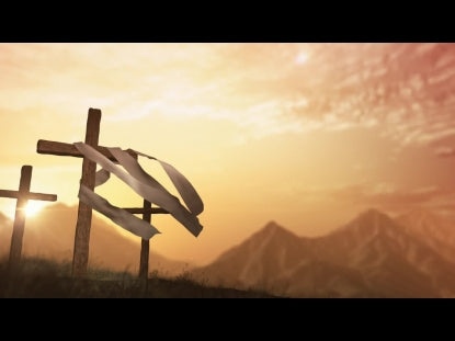 Resurrection Calvary Cloth Closeup