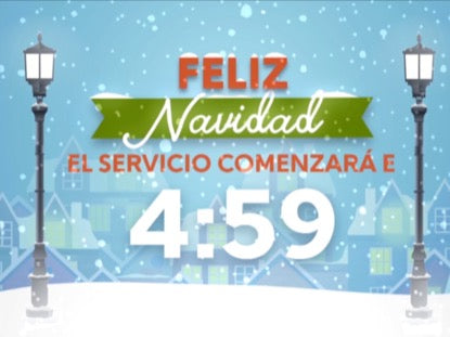 Christmas Village Countdown - Spanish