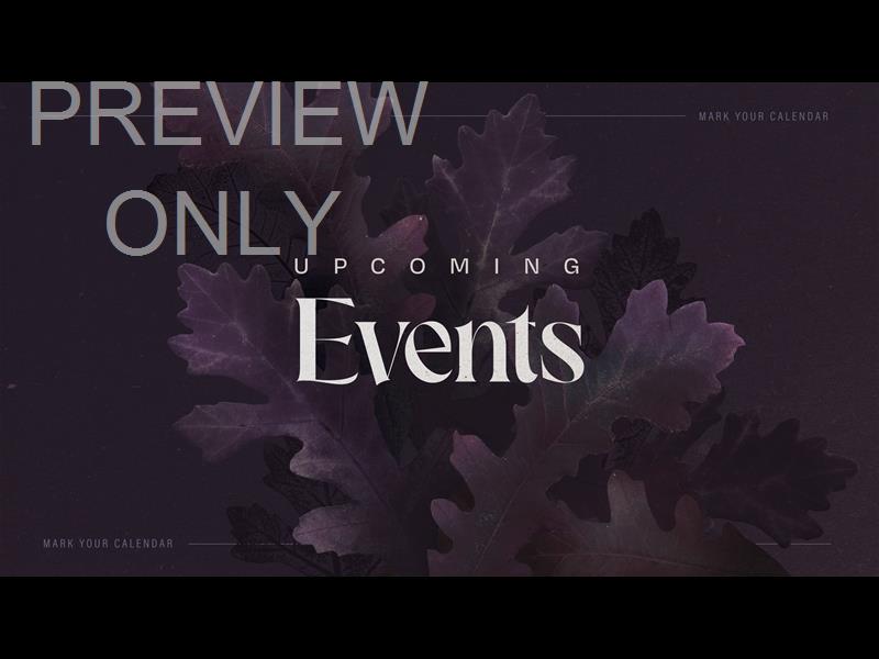 Autumn  Upcoming Events Title Still