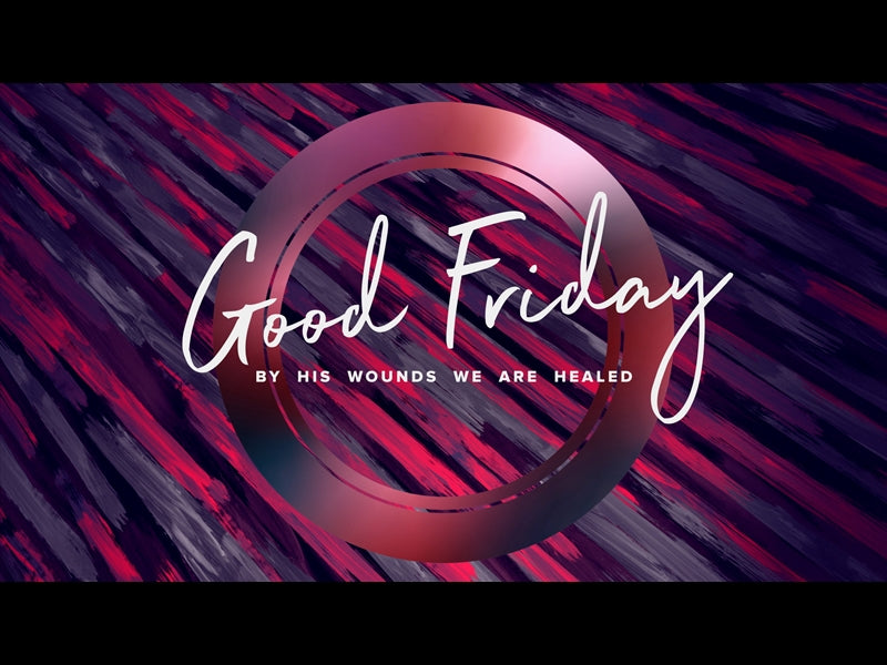 Good Friday Color Brush Title