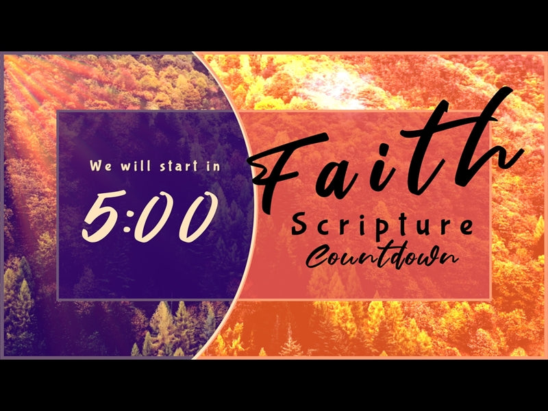Faith Scripture Countdown