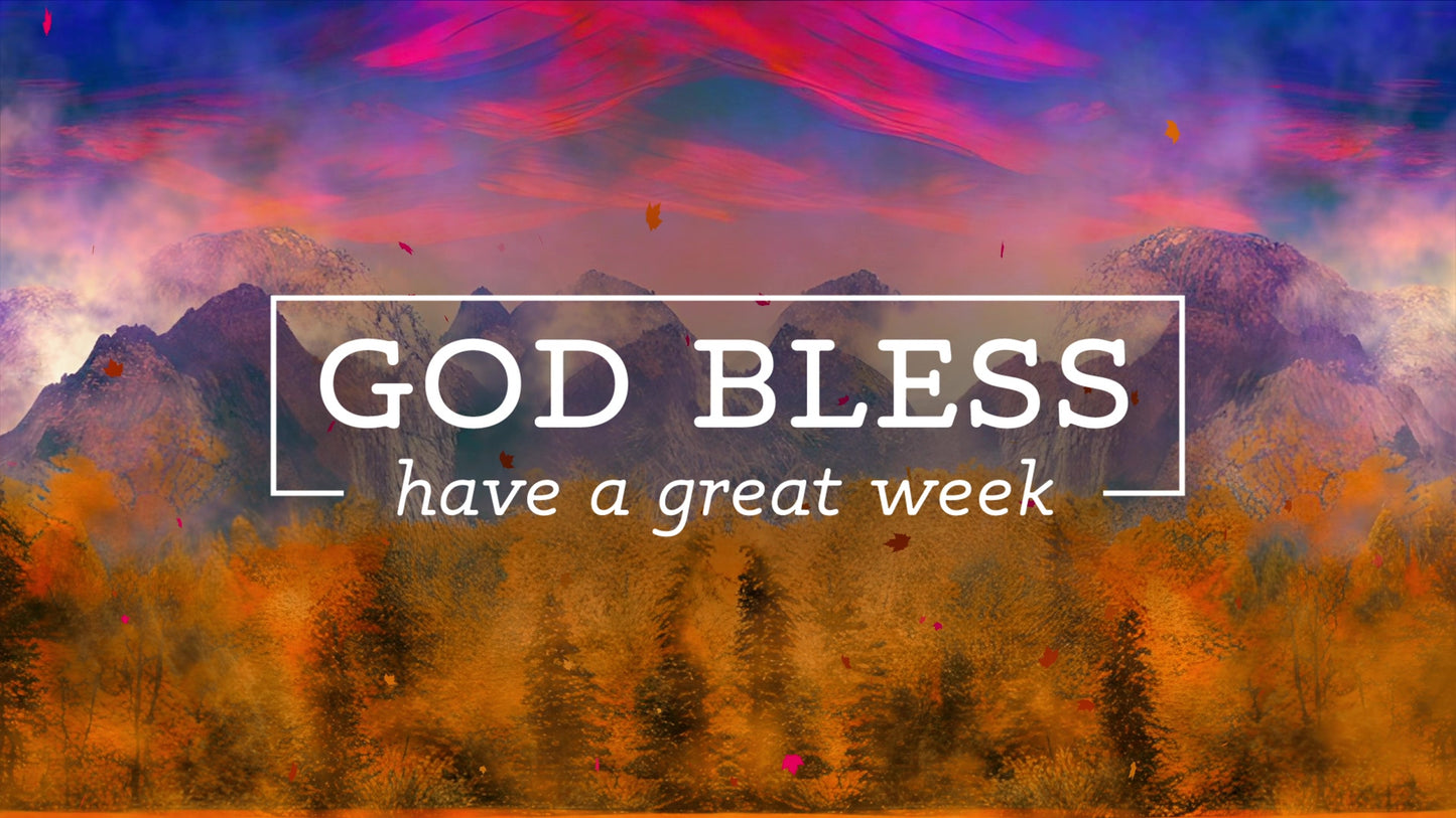 Surreal Fall God Bless Still