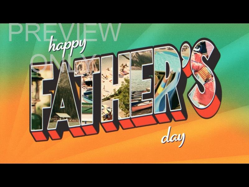 Greetings From Summer Fathers Day Still