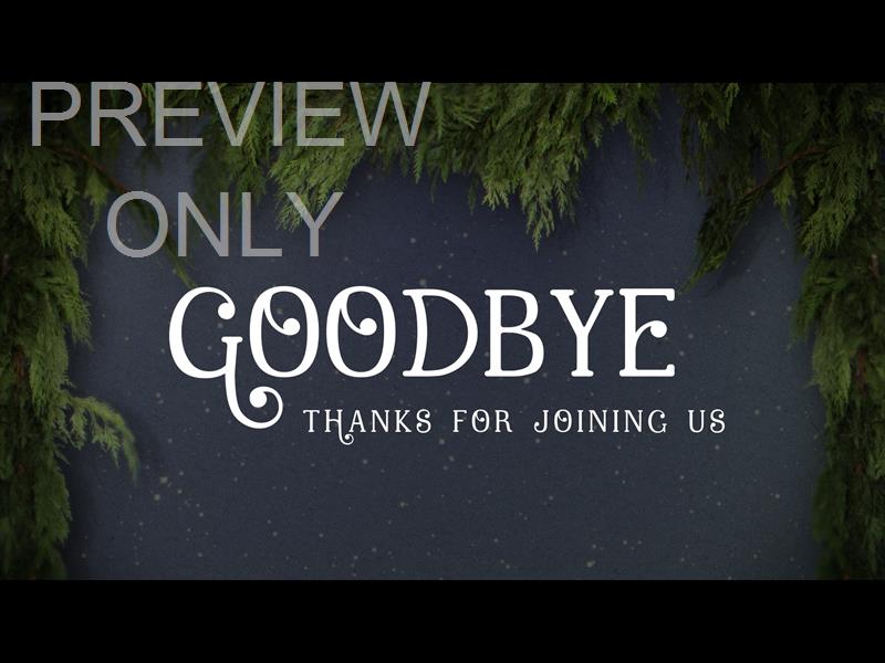 Garland Goodbye Still