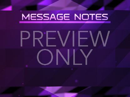 Fractal Flood Message Notes