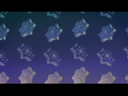 Glass Snowflake Motion Loop 02