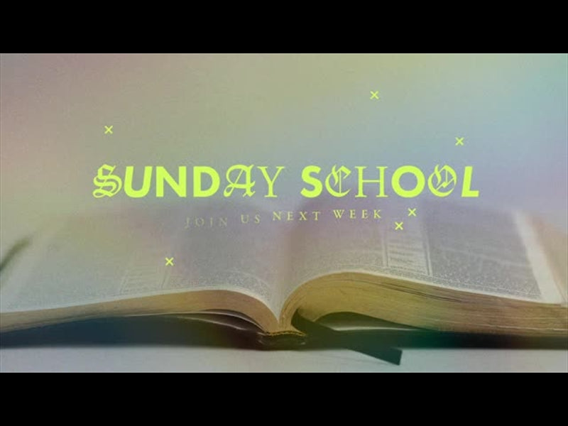 Sunday School Title Motion