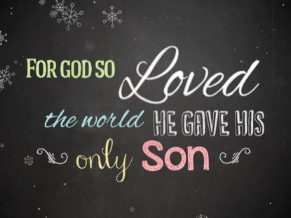 Christmas Chalk Love