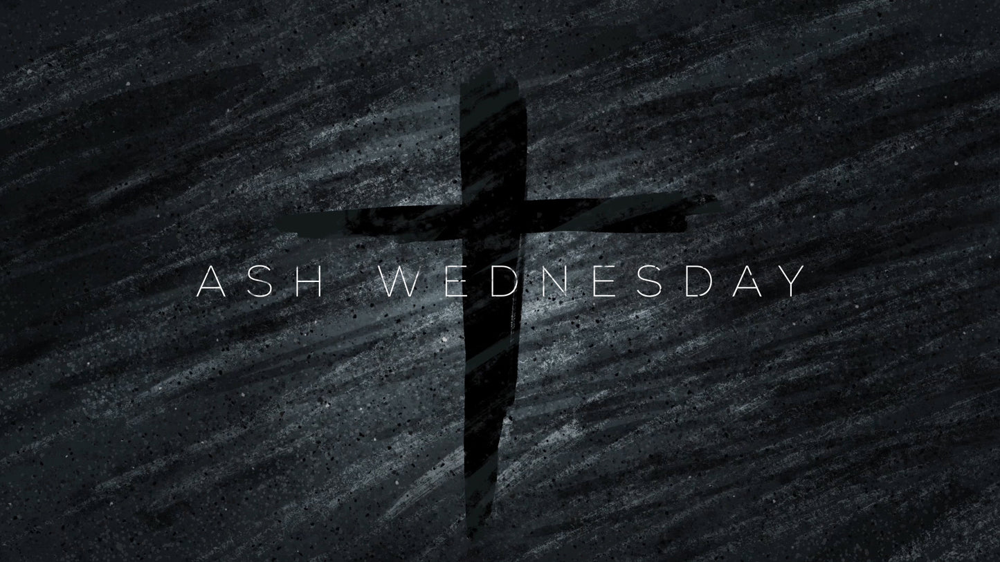 Sketched Dust Ash Wednesday