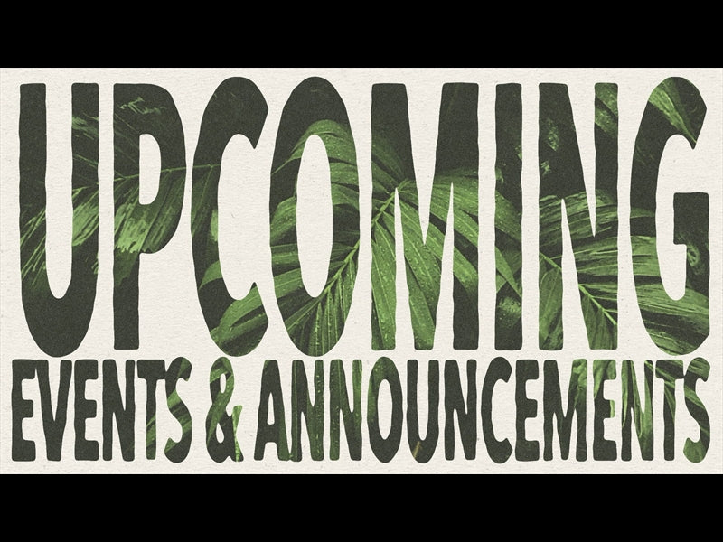 Hosanna Upcoming