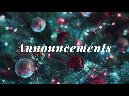 Christmas Lights Ii: Announcements