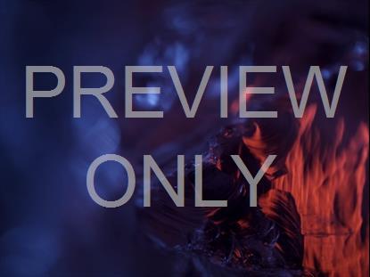 Sculpted Glass Red Blue Horizontal Scroll