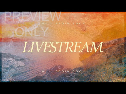 Easter Etching - Livestream Title Still