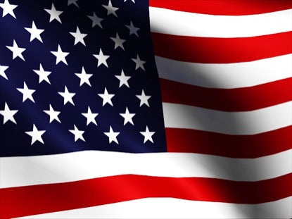 Rippling Usa Flag Seamless Loop