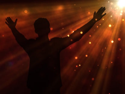 Fog Rays Gold Worship