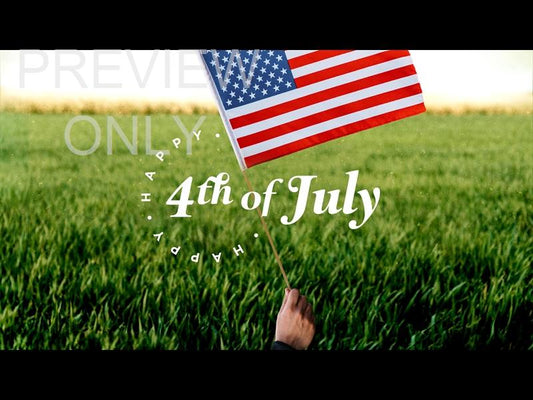 July Fields Happy 4th Of July Still