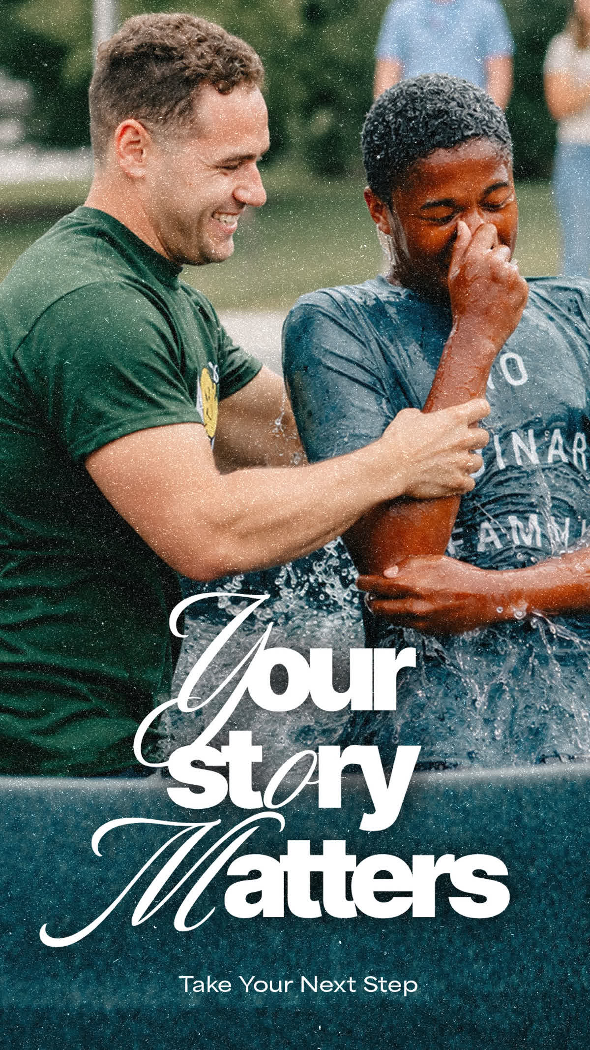 BAPTISM SUNDAY LIFE CHANGE STARTS HERE Social Alt Title Story