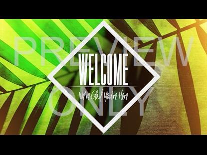 Palm Sunday Welcome Graphic