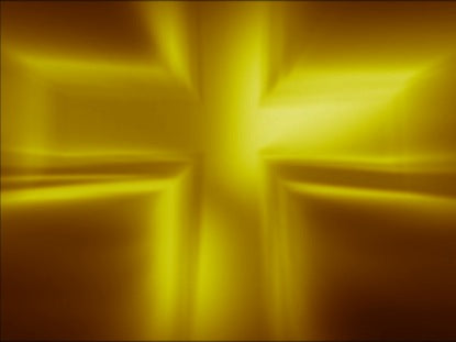 Metallic Cross Golden