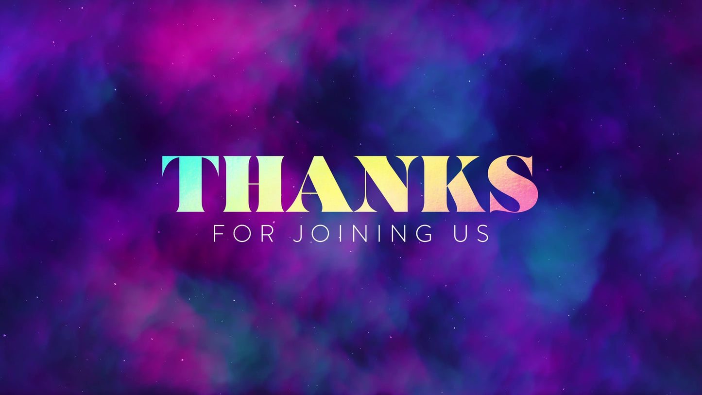 Glitter Fog Thanks For Joining Us