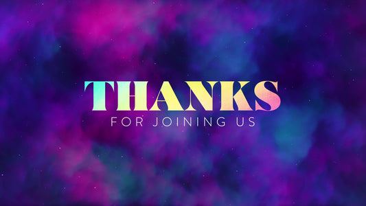 Glitter Fog Thanks For Joining Us