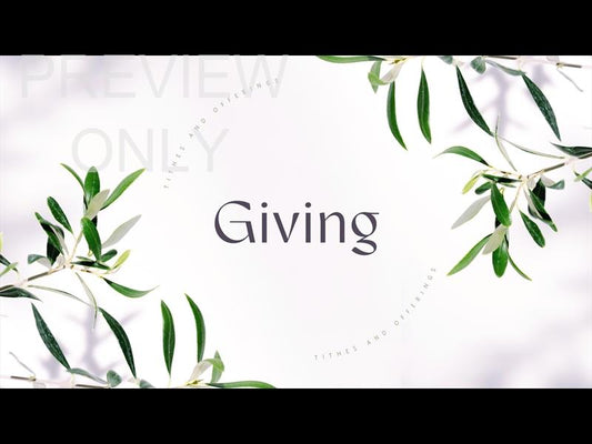 Fruit Of The Spirit Giving Still
